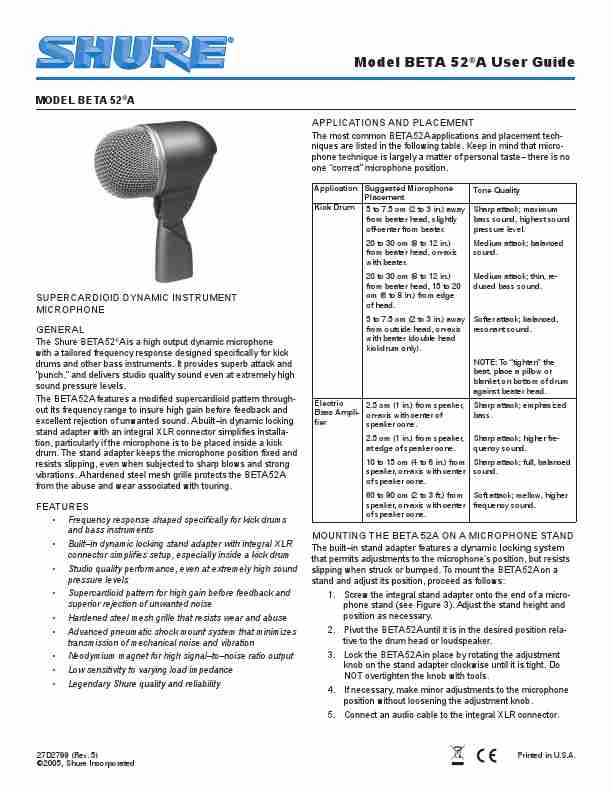 Shure Microphone BETA 52-page_pdf
